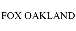 FOX OAKLAND trademark