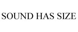 SOUND HAS SIZE trademark