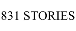 831 STORIES trademark
