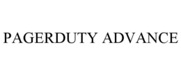 PAGERDUTY ADVANCE trademark