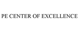 PE CENTER OF EXCELLENCE trademark