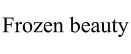 FROZEN BEAUTY trademark