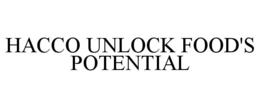 HACCO UNLOCK FOOD'S POTENTIAL trademark