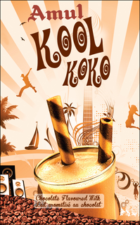 AMUL KOOL KOKO CHOCOLATE FLAVOURED MILK LAIT AROMATISÉ AU CHOCOLAT trademark
