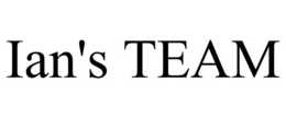IAN'S TEAM trademark