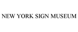 NEW YORK SIGN MUSEUM trademark