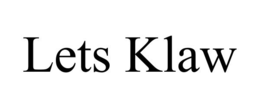LETS KLAW trademark