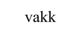 VAKK trademark