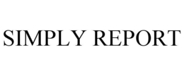 SIMPLY REPORT trademark