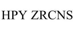 HPY ZRCNS trademark