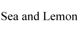 SEA AND LEMON trademark