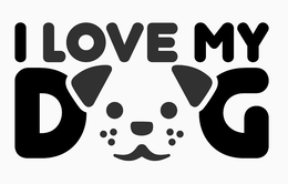 I LOVE MY DOG trademark