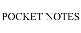 POCKET NOTES trademark