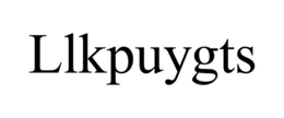 LLKPUYGTS trademark