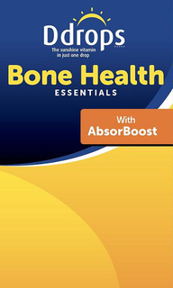 DDROPS BRAND THE SUNSHINE VITAMIN IN JUST ONE DROP BONE HEALTH ESSENTIALS WITH ABSORBOOST trademark