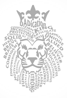 DADICATION FIRM KING INCREDIBLE ARTICULATE PROTECTOR WISE HARMLESS CHOSEN BY GOD UNIQUE SOLID VALUED HERO BRAVE BRAVE CONFIDENT EMPOWERING MOTIVATION BLESSING WISE GODLY SUPPORTER FUNNY ROYALTY HANDSOME STRONG HUMBLE CARING LEADER HONEST AWESOME COURAGEOUS INTELLIGENT SUCCESSFUL RESPECTFUL BELIEVER trademark