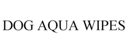 DOG AQUA WIPES trademark