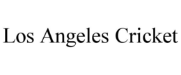 LOS ANGELES CRICKET trademark
