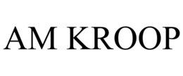 AM KROOP trademark