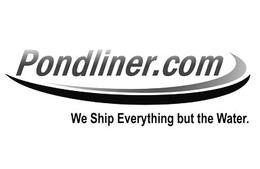 PONDLINER.COM WE SHIP EVERYTHING BUT THE WATER. trademark