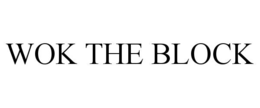 WOK THE BLOCK trademark