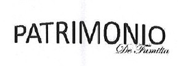 PATRIMONIO DE FAMILIA trademark
