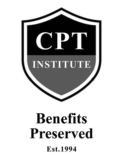 CPT INSTITUTE BENEFITS PRESERVED EST. 1994 trademark
