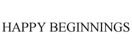 HAPPY BEGINNINGS trademark