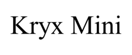 KRYX MINI trademark