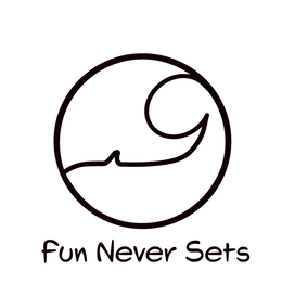 FUN NEVER SETS trademark