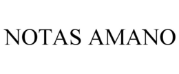 NOTAS AMANO trademark