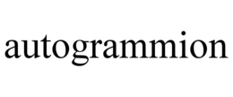 AUTOGRAMMION trademark