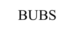 BUBS trademark