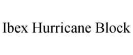 IBEX HURRICANE BLOCK trademark