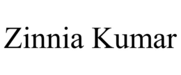 ZINNIA KUMAR trademark