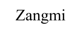 ZANGMI trademark