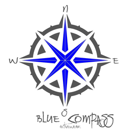 BLUE COMPASS ACTIVEWEAR N E S W trademark