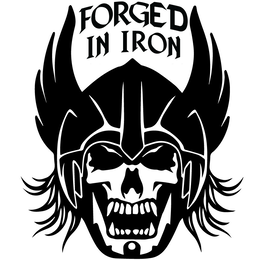 FORGED IN IRON trademark