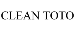 CLEAN TOTO trademark