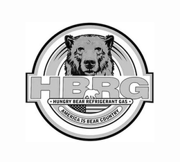 HBRG • HUNGRY BEAR REFRIGERANT GAS • AMERICA IS BEAR COUNTRY trademark