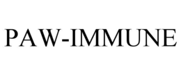 PAW-IMMUNE trademark
