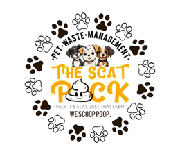 THE SCAT PCK PET WASTE MANAGEMENT -PACK IT & SCAT. JUST THAT EASY! - WE SCOOP POOP. trademark