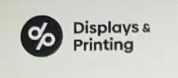DP DISPLAYS & PRINTING trademark