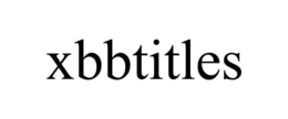 XBBTITLES trademark