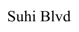 SUHI BLVD trademark