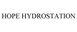 HOPE HYDROSTATION trademark