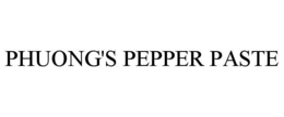 PHUONG'S PEPPER PASTE trademark