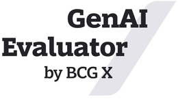 GENAI EVALUATOR BY BCG X trademark