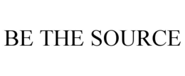 BE THE SOURCE trademark