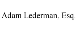 ADAM LEDERMAN, ESQ. trademark